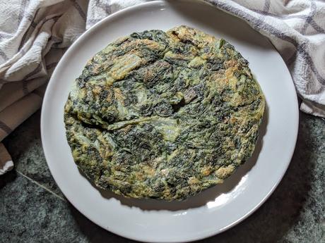 TORTILLA DE ACELGAS SIN HUEVO