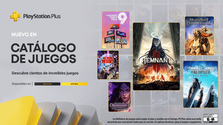 PlayStation Plus: Remnant II, Crisis Core – FF VII – Reunion, títulos para PS VR2 y más llegarán al catálogo Extra y Deluxe en este mes ffe1d0335588131027251d002b81c78f03f74777