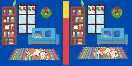 ¿Tienes una vista de primer nivel?  ¿Podrás vencer el desafío de las diferencias?  ¡Solo 15 segundos para encontrar 5 diferencias en estas escenas de salón!