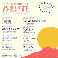 Programación de Los Conciertos del Baluarte 2024 en Alicante