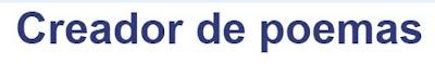 GENERADORES DE POEMAS CON IA