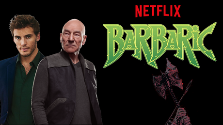 Sam Claflin y Patrick Stewart protagonizarán ‘Barbaric’, serie basada en el cómic homónimo de Vault Comics.