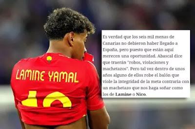 El “repugnante” editorial de 'El Español' sobre Lamine Yamal, Nico Williams y los menores migrantes en España: “Solo eres válido si sabes meter un gol”.