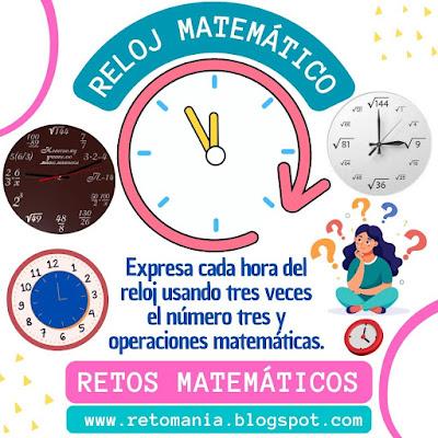 RELOJ MATEMÁTICO