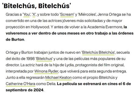 Netflix tira la casa por la ventana con 'Miércoles