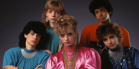 Luce Audaz y Glamorosa con Joyería de los 80