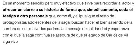 El homenaje a Cameron Boyce en 'Los Descendientes 4