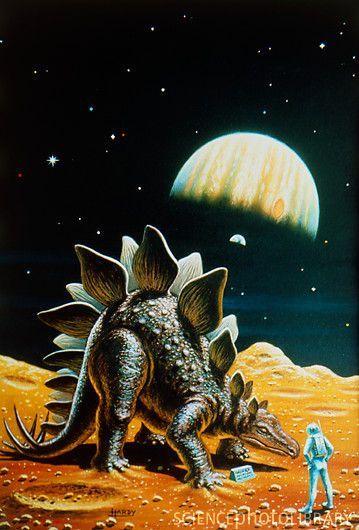 Dinosaurios y ciencia-ficción con David A. Hardy