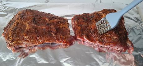 Costillar de cerdo al horno con soja y miel
