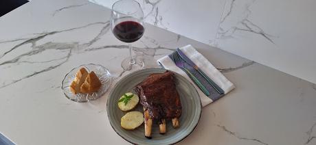 Costillar de cerdo al horno con soja y miel