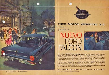Automéride 15 julio 1963  Primer Ford Falcon fabricado en Argentina