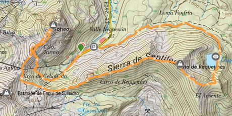 Pico Toneo y Sierra de Sentiles desde San Isidro