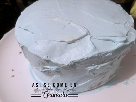 Tarta de cerezas y globos