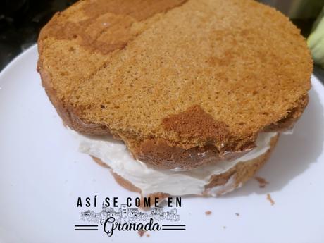 Tarta de cerezas y globos