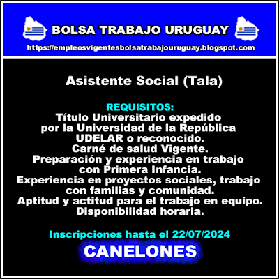 Asistente Social (Tala) Asistente Social (Tala)