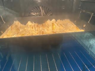 TARTA MASA FILO MAS PERA Y BRIE