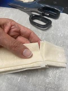 TARTA MASA FILO MAS PERA Y BRIE