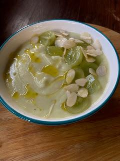 CREMA DE UVAS Y PUERROS