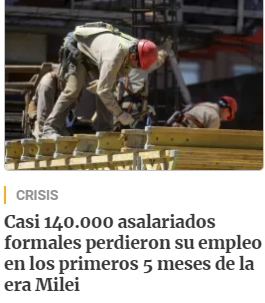 Argentina experimento a cielo abierto: Sin conejos en la galera