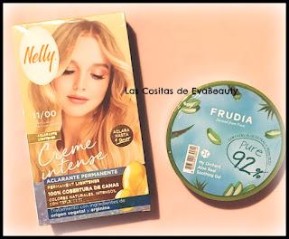 Compras low cost en Primor belleza Nelly y Frudia Compras low cost en Primor belleza Nelly y Frudia beauty haul beautyblogger blogger microinfluencer blog de belleza nuevo post new post novedades aloe vera tinte pelo