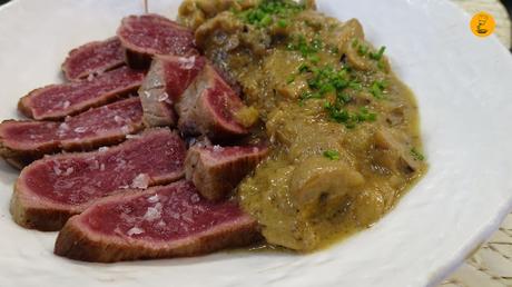 Strogonoff de presa ibérica en Tres por Cuatro Madrid