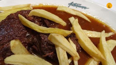 Carrillada de buey estofada en Asturianos Madrid