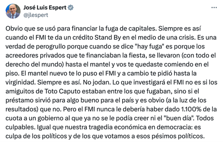 La segunda fuga de Toto Caputo