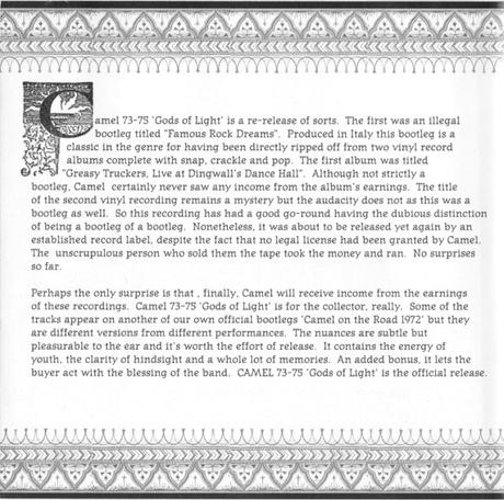 Camel - ´73-´75 Gods Of Light (2000)