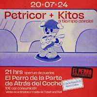 Concierto de Petricor y Kitos a tiempo parcial en El perro de la parte de atrás del coche