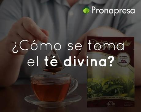 ¿Cómo se toma el té divina?
