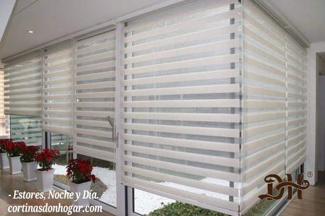 - ♦ - Estores, Noche y Día.