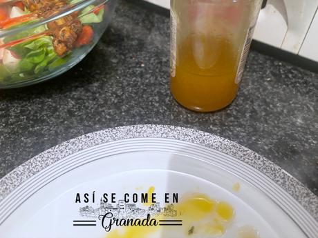 Ensalada de pollo y fresas Ensalada de pollo y fresas