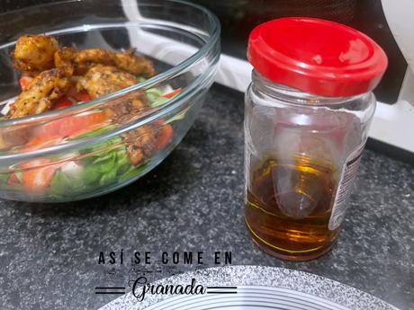 Ensalada de pollo y fresas Ensalada de pollo y fresas