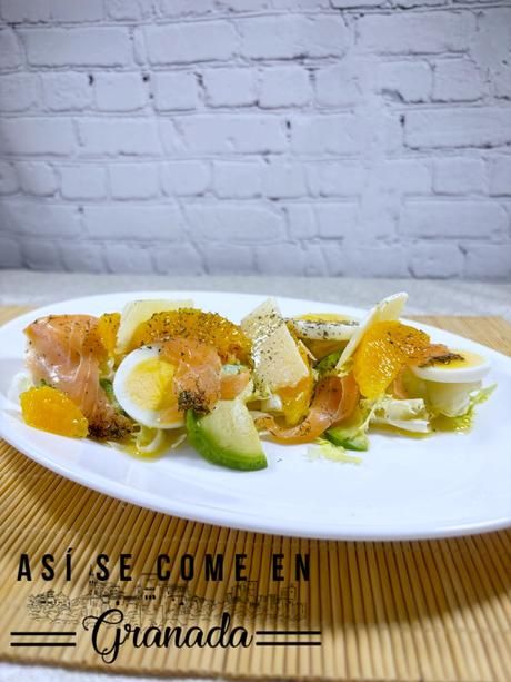 Ensalada de escarola con naranja Ensalada de escarola con naranja