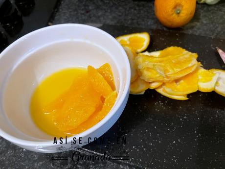 Ensalada de escarola con naranja Ensalada de escarola con naranja