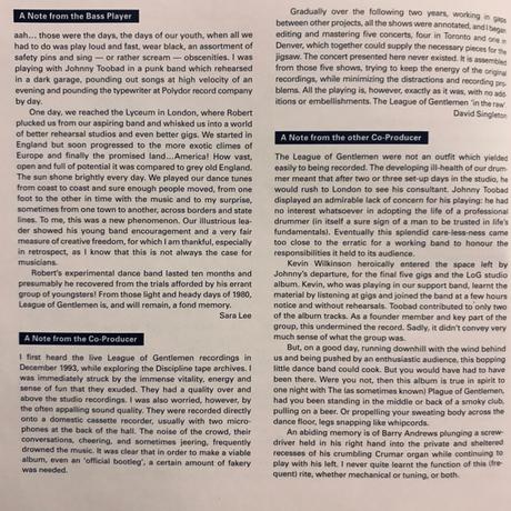 League of Gentlemen - Thrang Thrang Gozinbulx (official bootleg live in 1980) (1996)