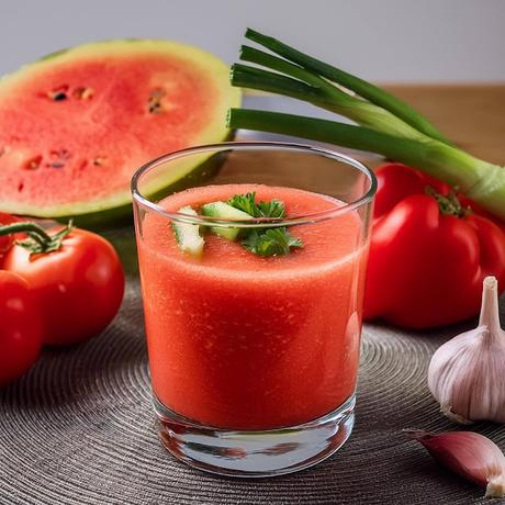 Refrescante Gazpacho de Sandía
