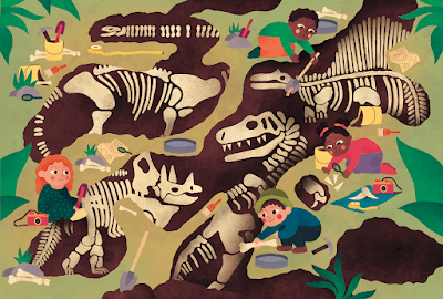 Unas cuantas ilustraciones dinosaurianas... (XCIII)