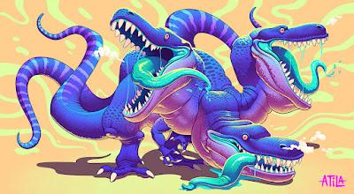 Unas cuantas ilustraciones dinosaurianas... (XCIII)