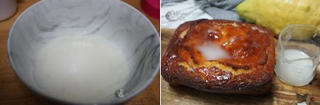 Bizcocho de limón, sin azúcar y con harina de almendra Bizcocho de limón, sin azúcar y con harina de almendra