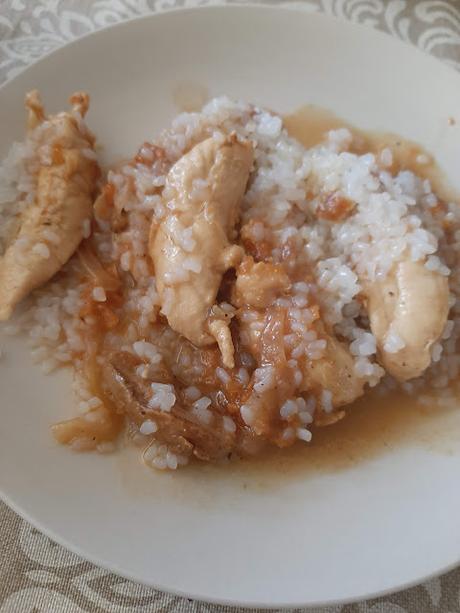 POLLO CON CHUTNEY DE MANZANA Y CALABAZA