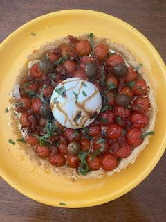 QUICHE DE TOMATITOS CHERRY Y BURRATA