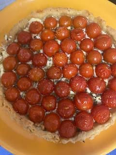 QUICHE DE TOMATITOS CHERRY Y BURRATA