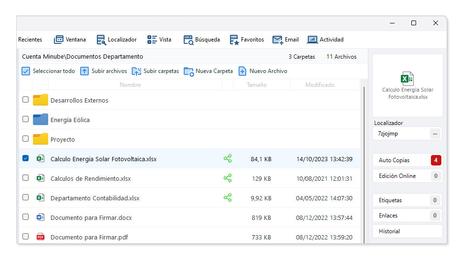 El editor de Excel online al rescate Autocopias de una archivo Excel en Dataprius.