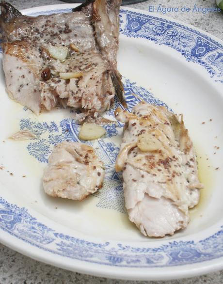 VENTRESCA DE BONITO DEL NORTE A LA PLANCHA