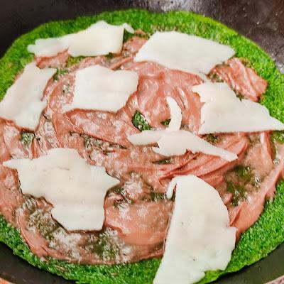 Crepes de espinacas rellenos Crepes de espinacas rellenos