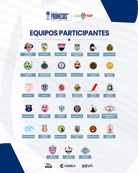 Equipos participantes de la Copa Promesas 2024