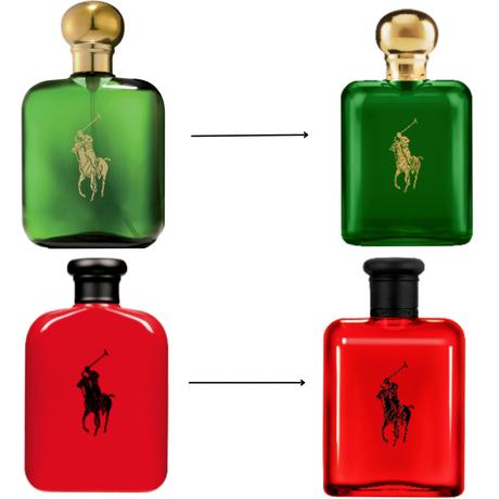 Polo Blue eau de toilette, Polo Blue eau de parfum, Polo Red eau de toilette y Polo eau de toilette refill