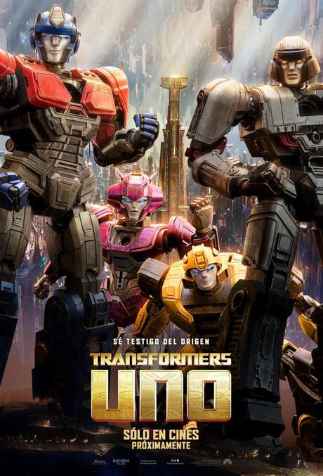 Se reveló un nuevo afiche de Transformers Uno