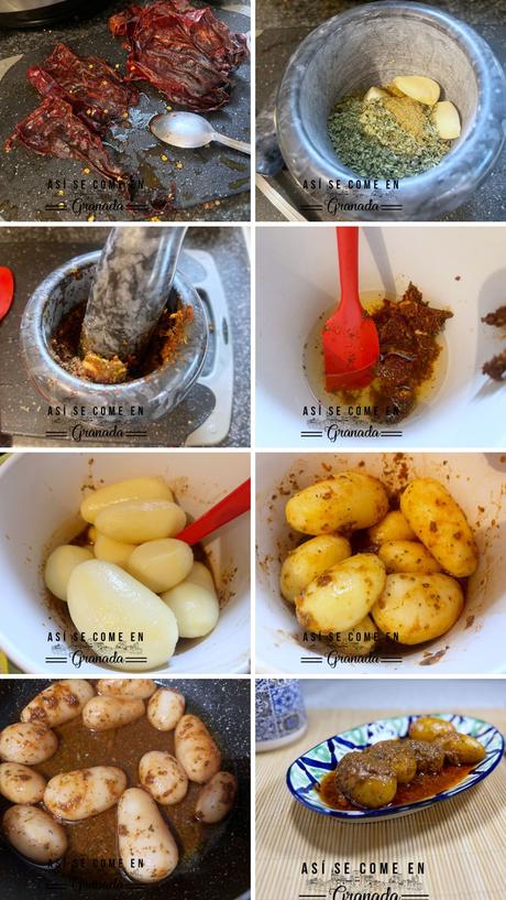 Patatas marinadas granainas